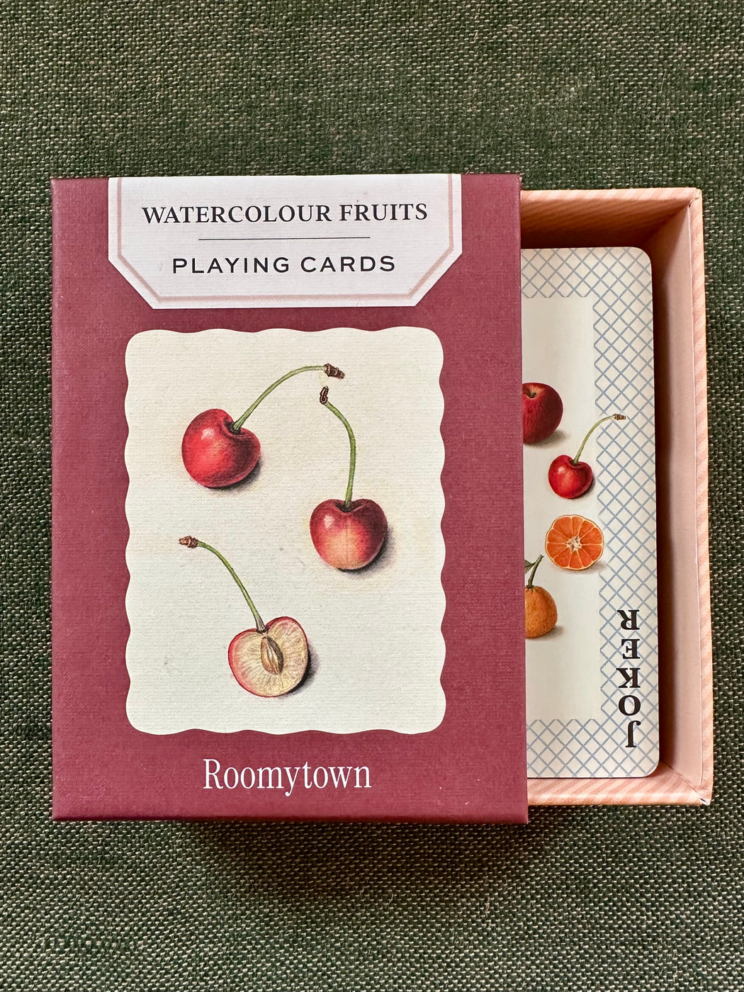 "Watercolour Fruits" Playing Cards