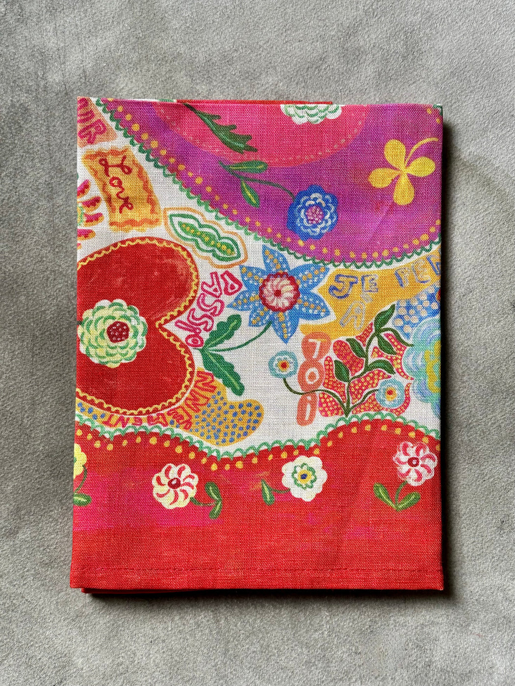 Nathalie Lete "Forever" Linen Tea Towel
