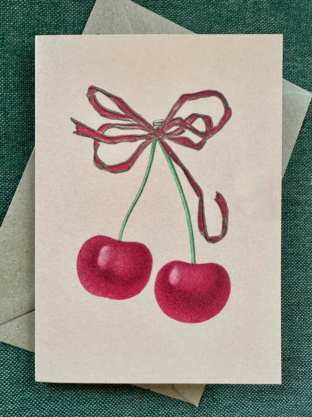 "Cherries" Greeting Card