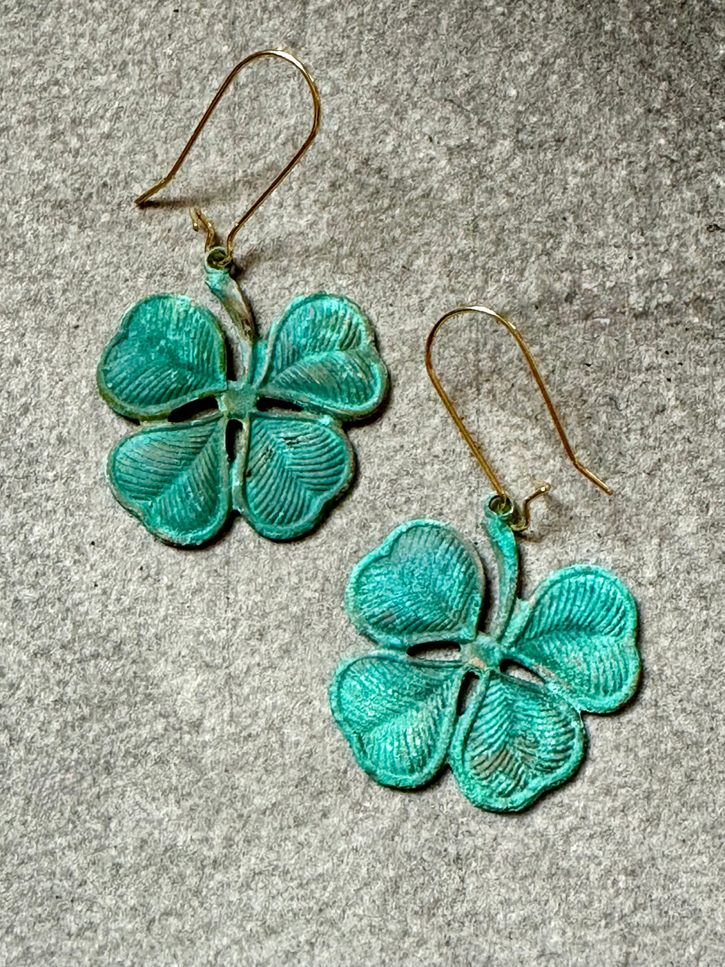 "4-Leaf Clover" Earrings by Susan Najarian