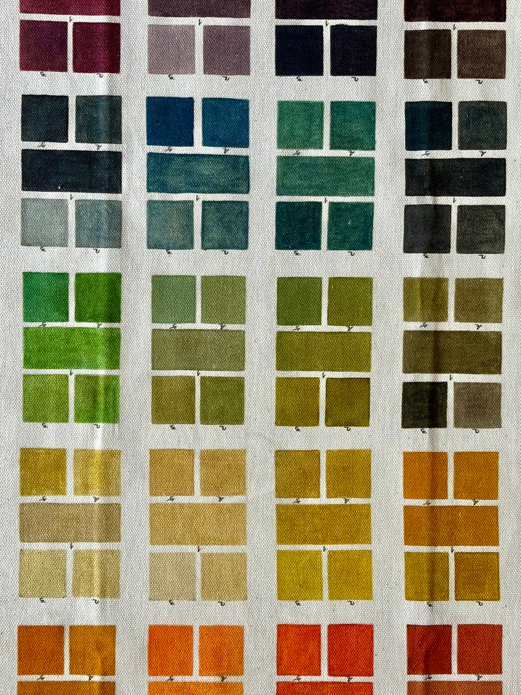 "Watercolour Swatches" Tea Towel