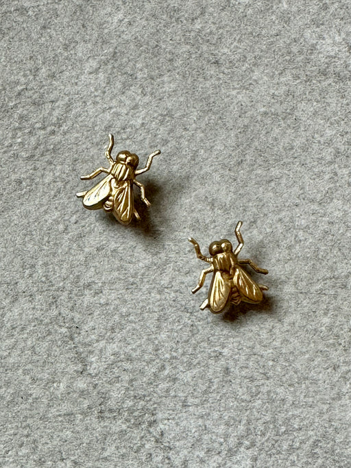 "Housefly" Earrings by Susan Najarian