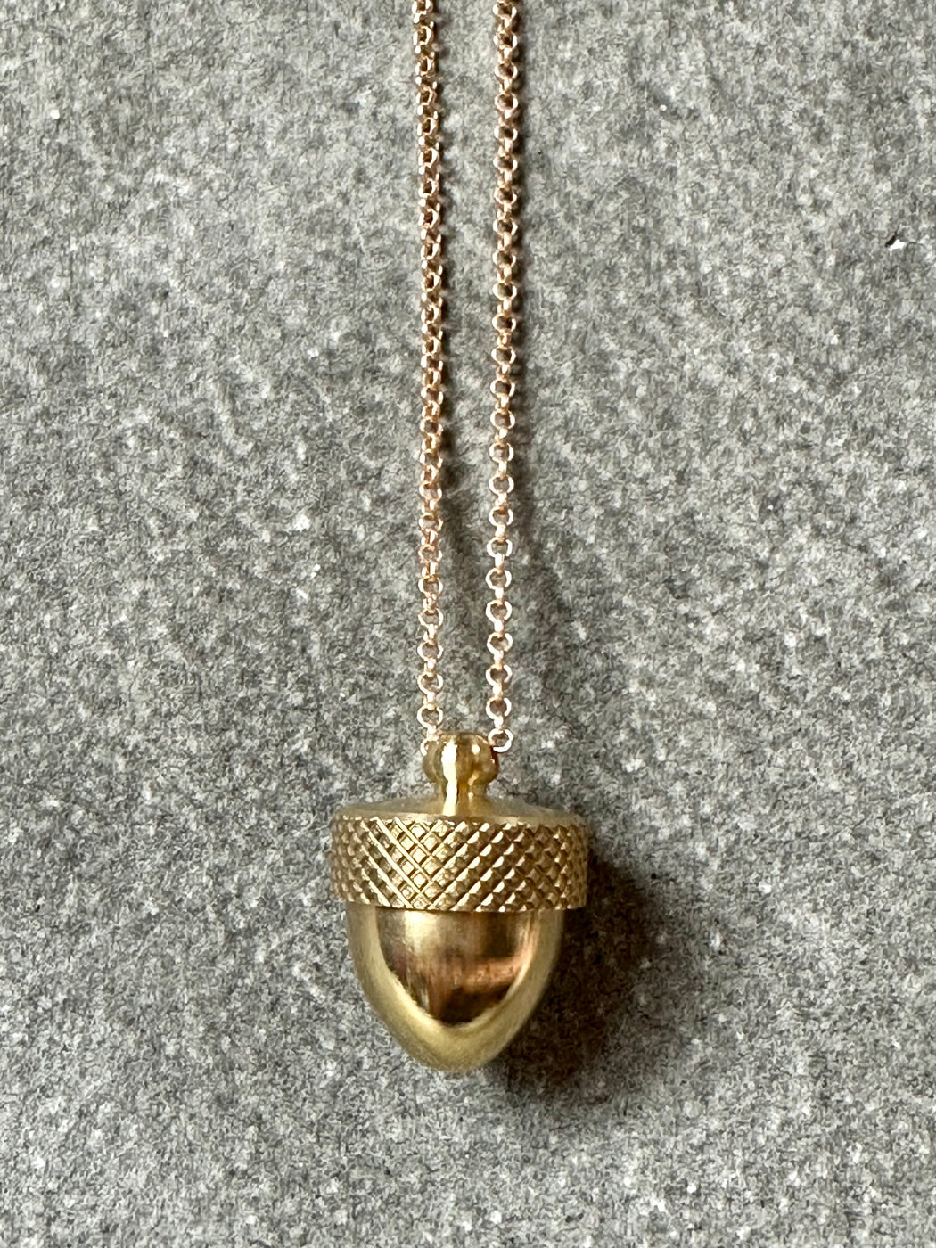 "Acorn" Locket Necklace by Susan Najarian