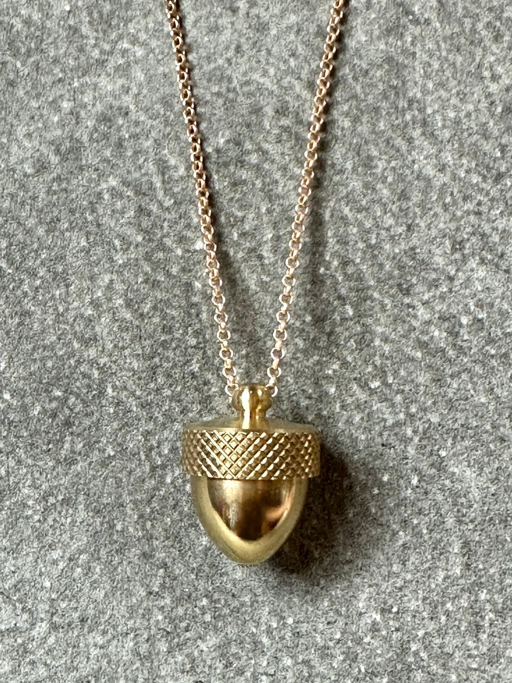 "Acorn" Locket Necklace by Susan Najarian