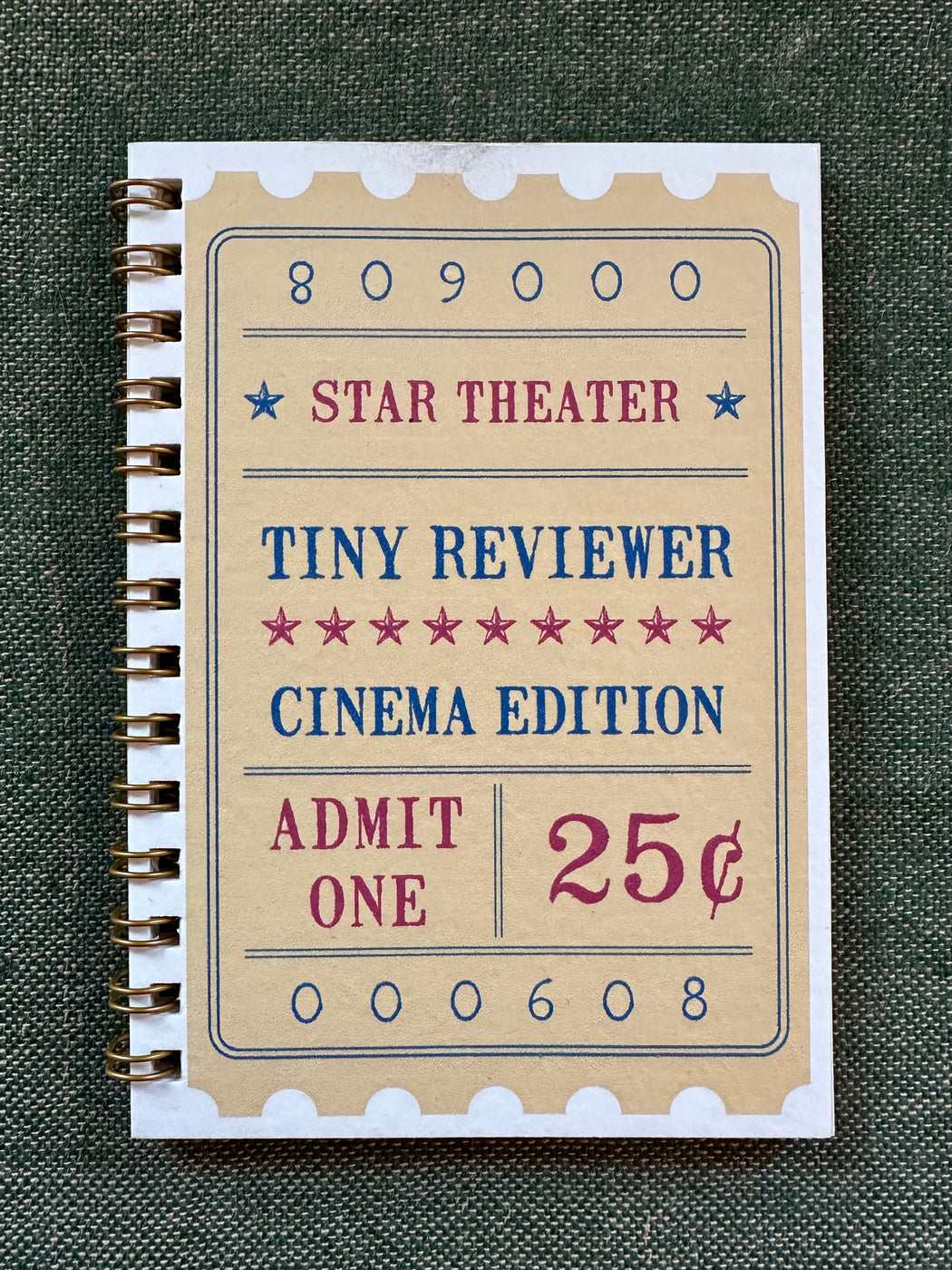 "Tiny Reviewer" Cinema Notebook