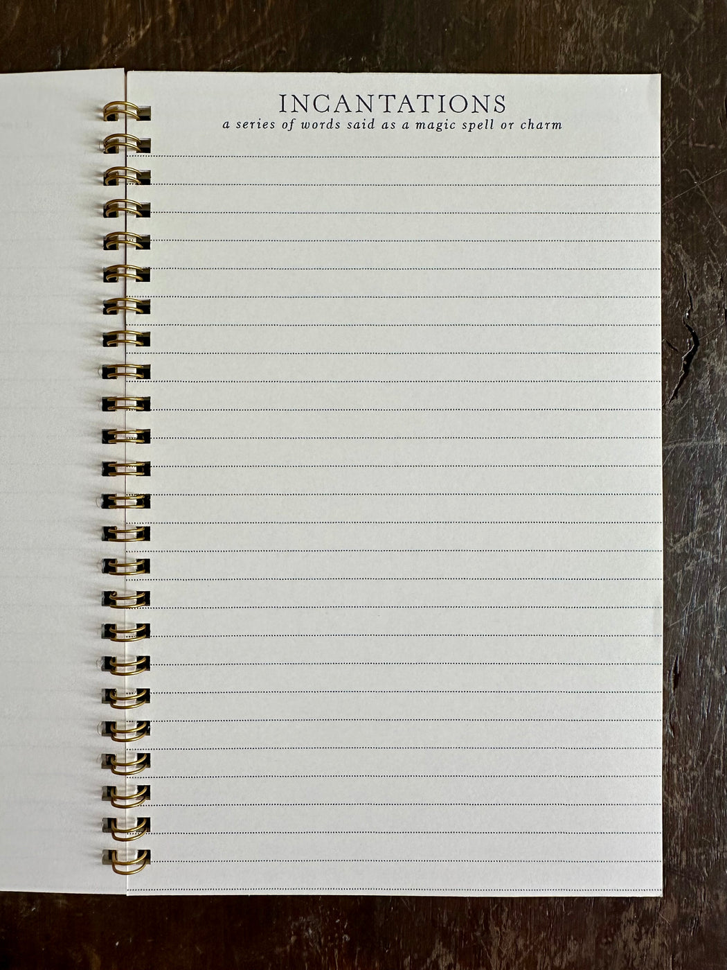"Spells & Potions" Notebook