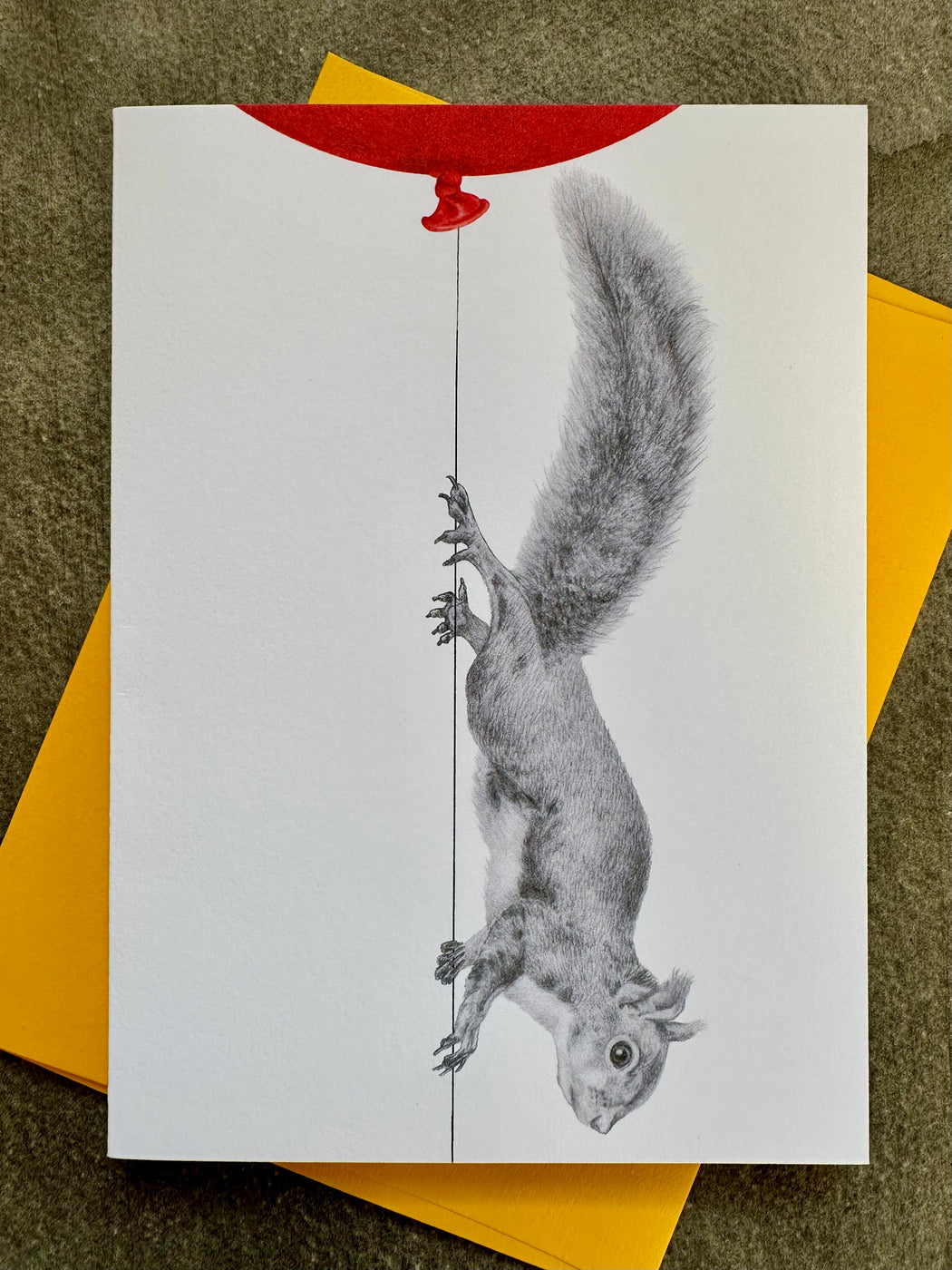 "James Willoughby Red Squirrel" Card