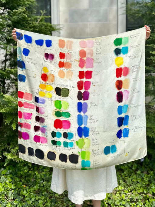 "Mixed Tones" Silk Scarf by John Derian