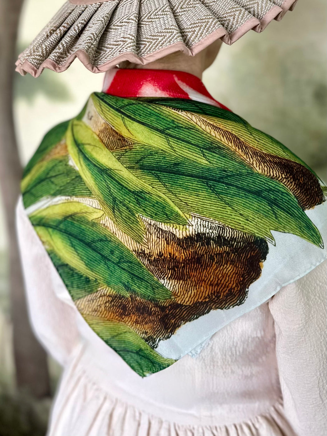 "Peony" Silk Scarf by John Derian
