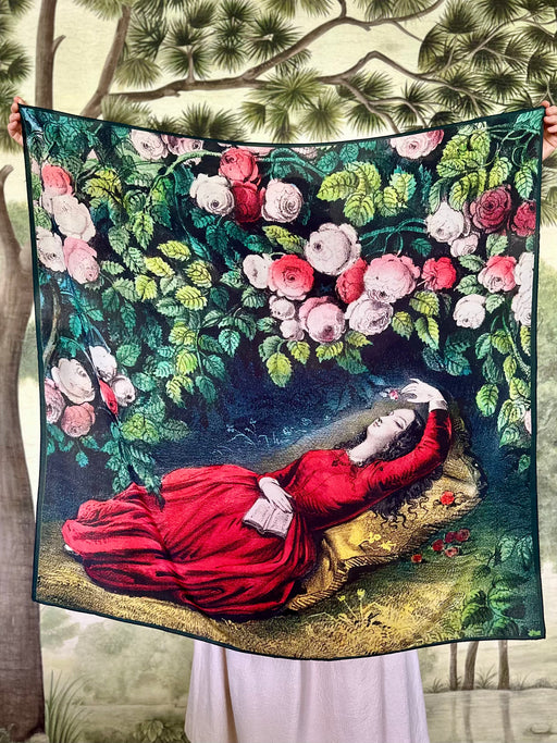 "Sleeping Beauty" Silk Scarf by John Derian