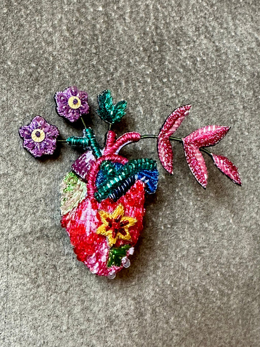 "Wild at Heart" Brooch by Trovelore