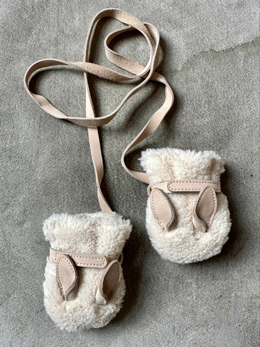 Donsje Faux Fleece "Bunny" Mittens 0 - 6 Monthes