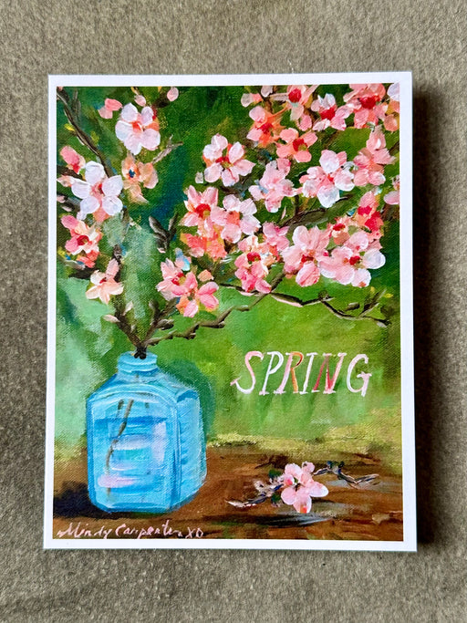 "Spring Cherry Blossoms" Card by Mindy Carpenter