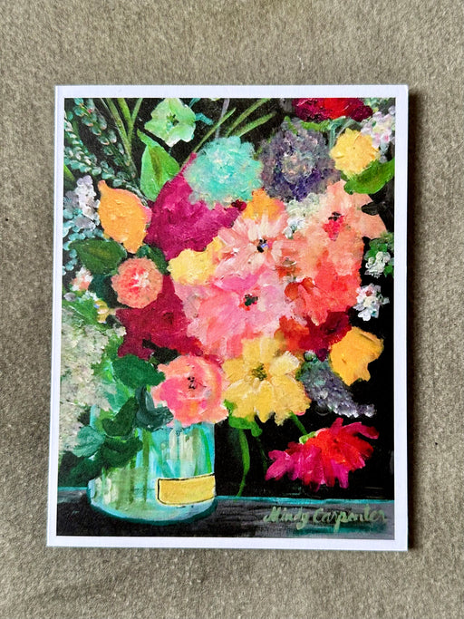 "Ted's Vintage Floral" Card by Mindy Carpenter
