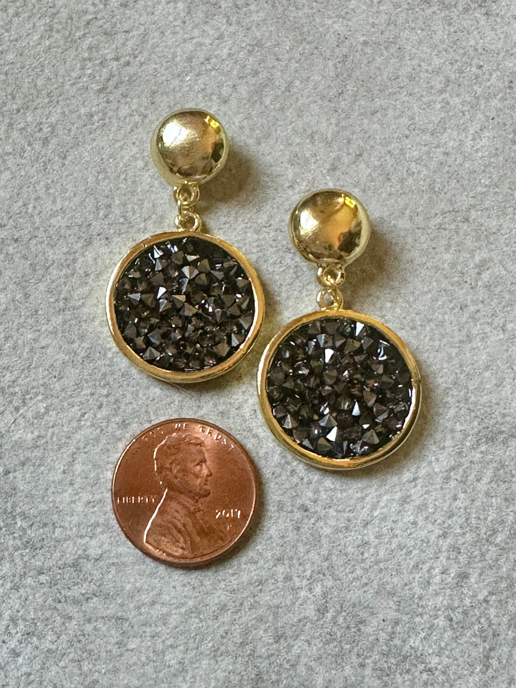 "Crystal Cluster" Drop Earring by Karine Sultan