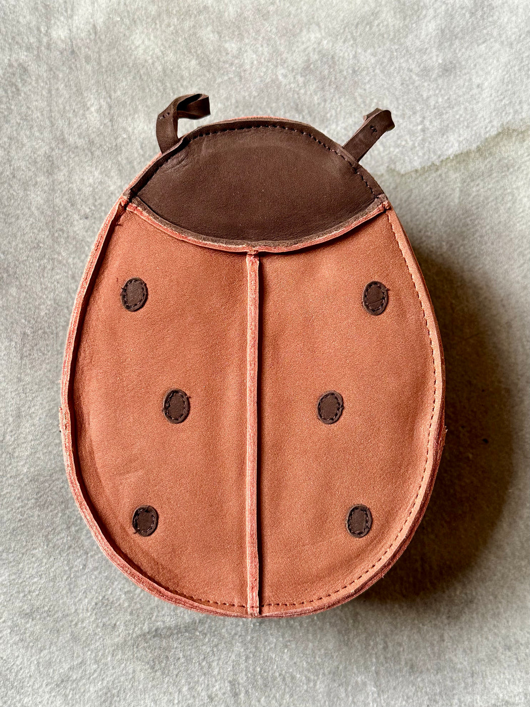 Donsje Little Leather "Ladybug" Backpack