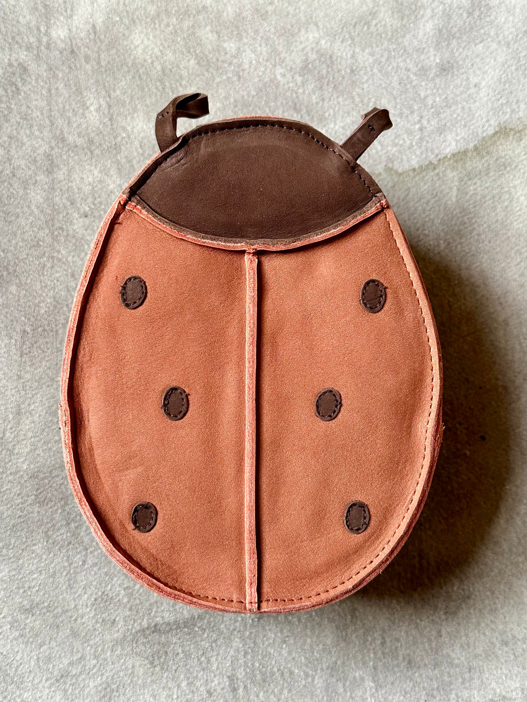 Donsje Little Leather "Ladybug" Backpack
