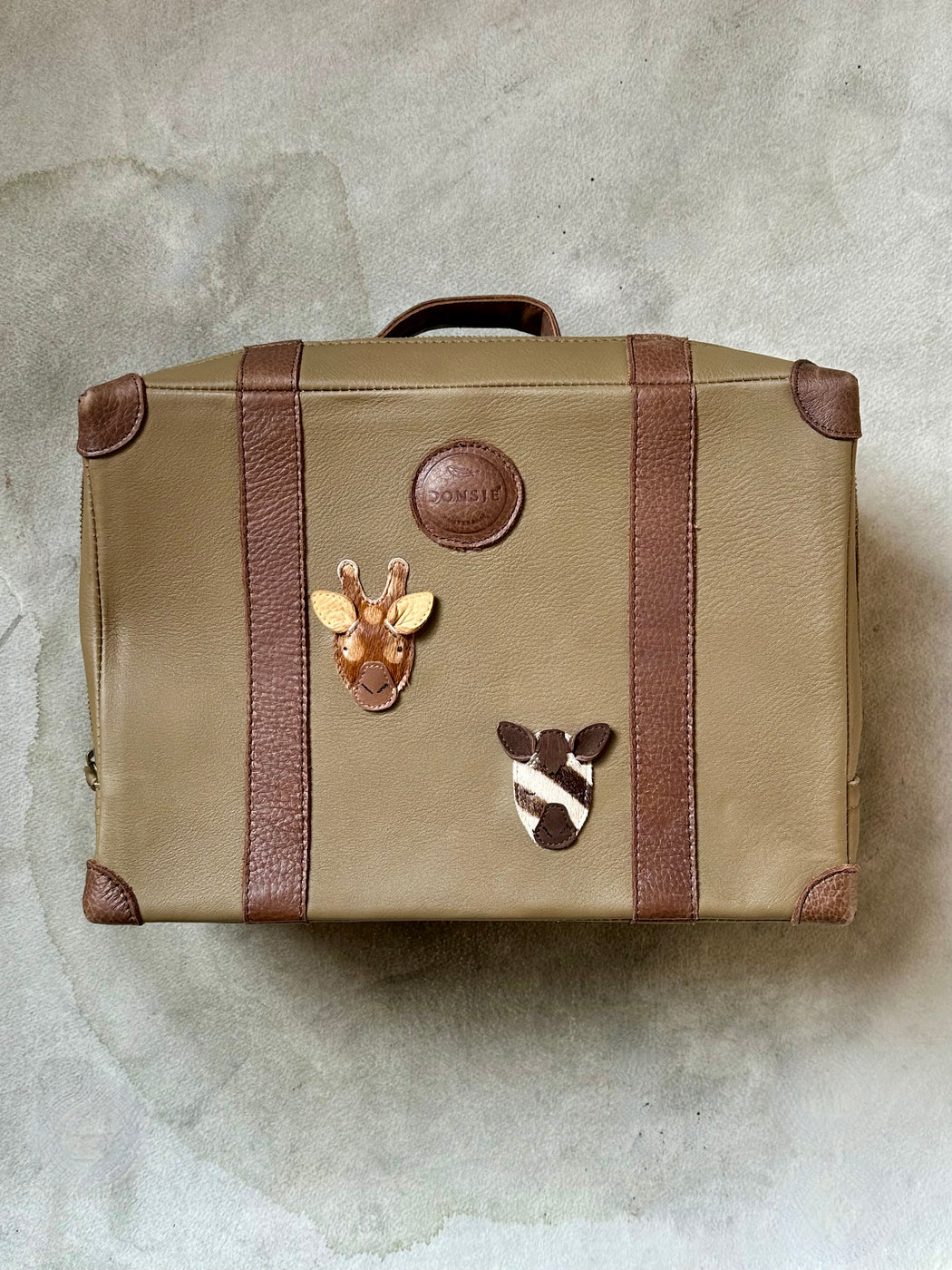 Donsje Leather "Travel" Backpack