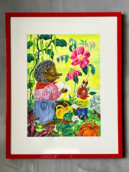 Nathalie Lete "The Hour of Poetry" Large Framed Art Print