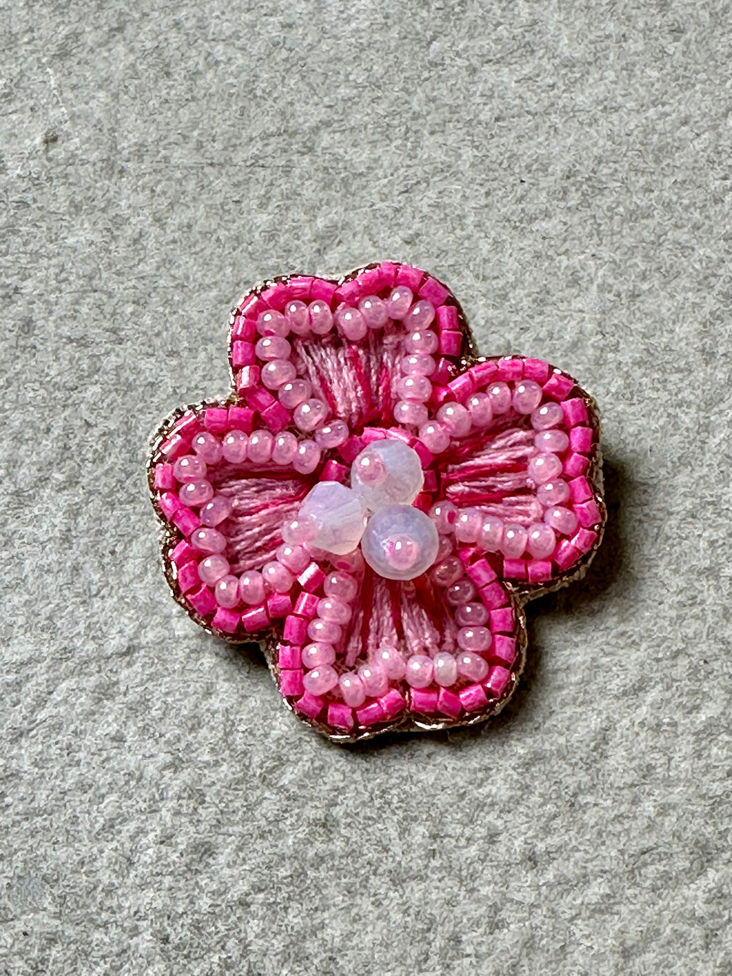 "Camellia" Beaded Earrings