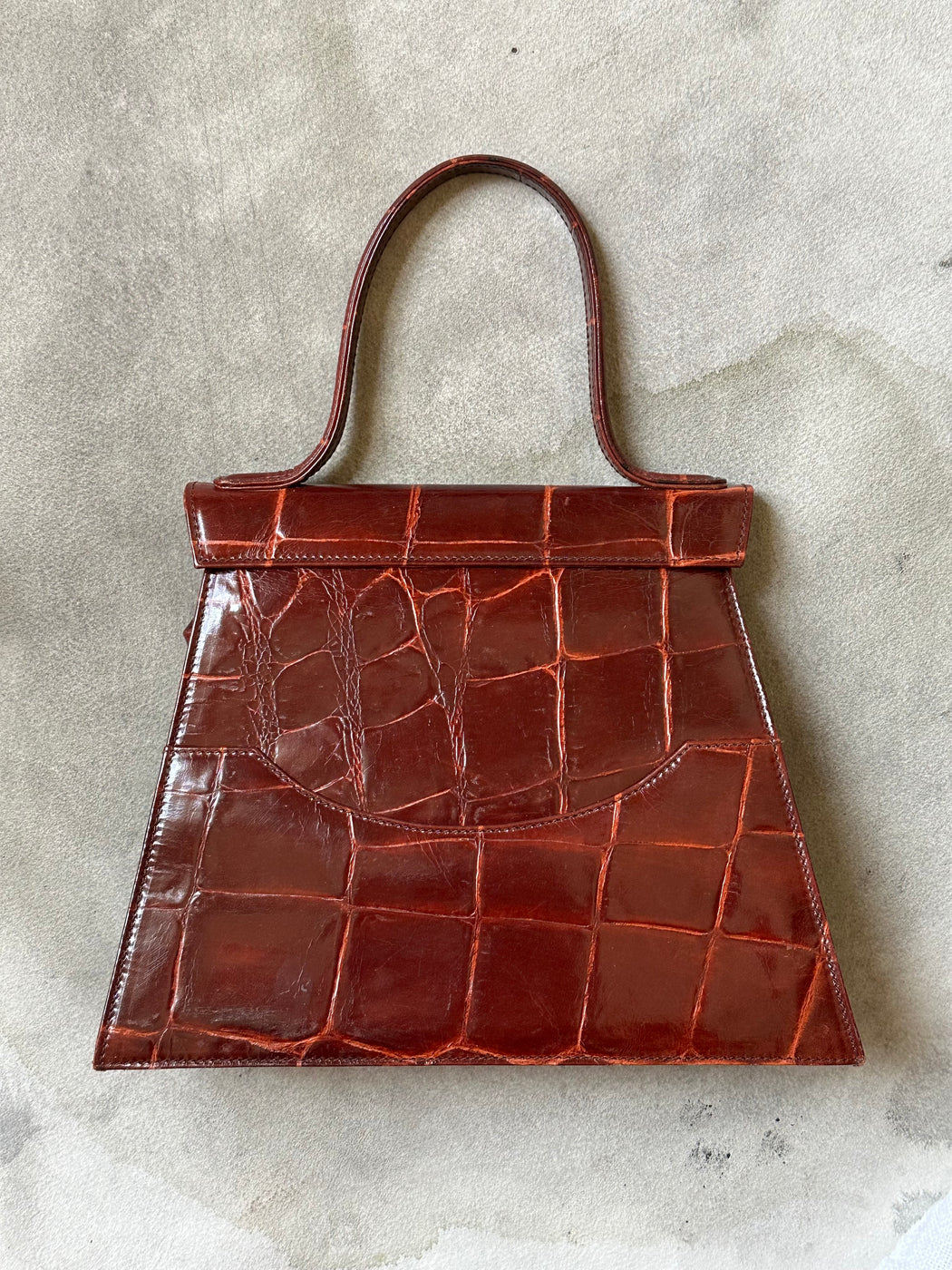 Vintage Mock Crocodile Purse