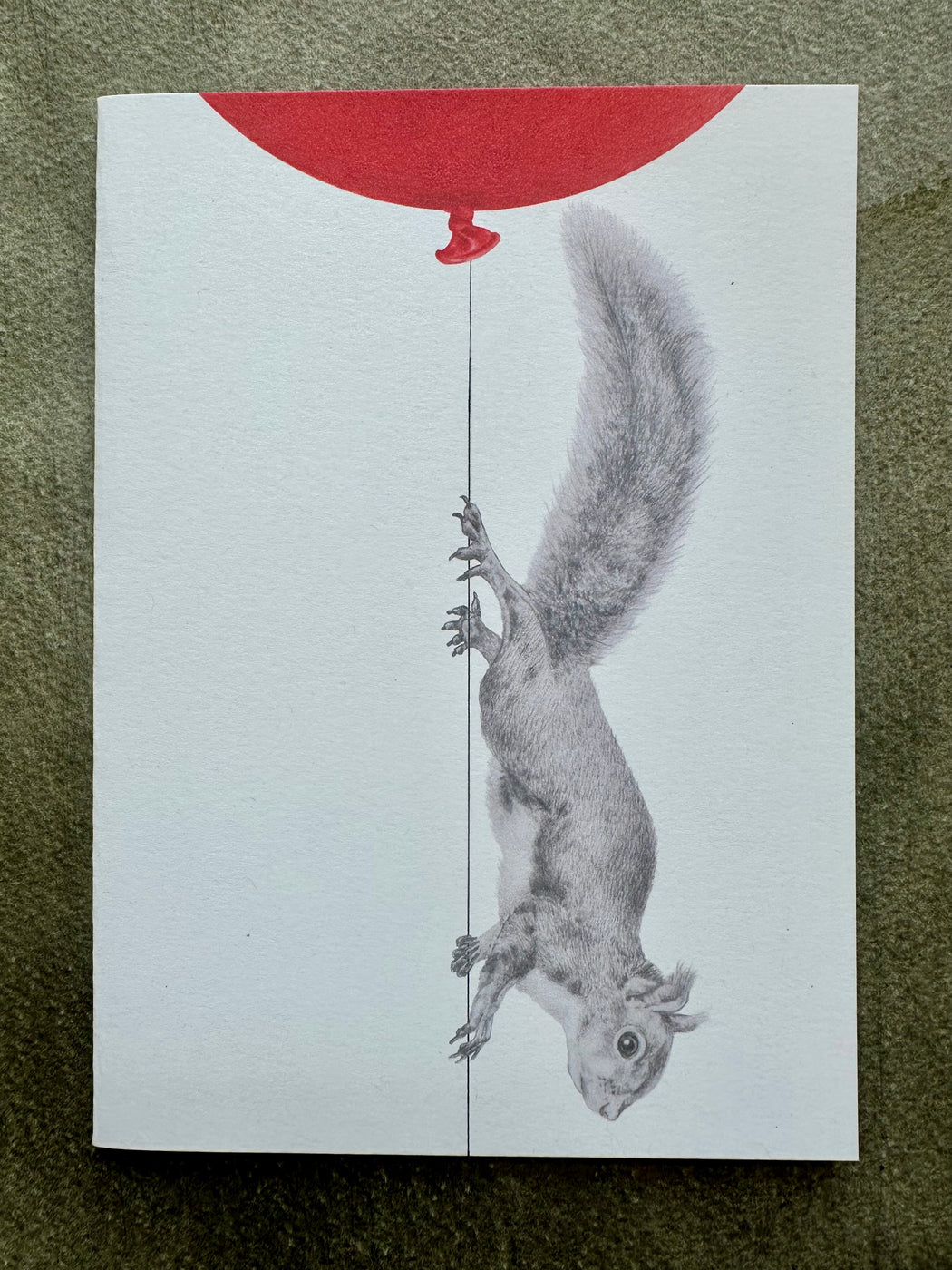 Squirrel with Balloon Card