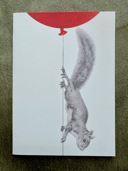 Squirrel with Balloon Card