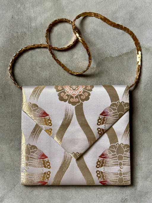 Vintage 1970s Silk Evening Purse