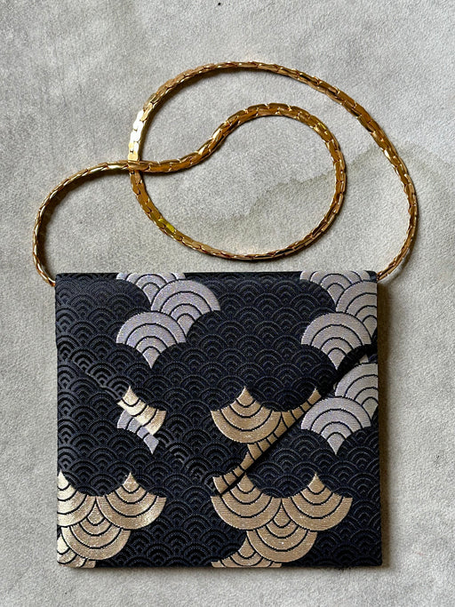 Vintage Diane Love 1970s Silk Evening Purse