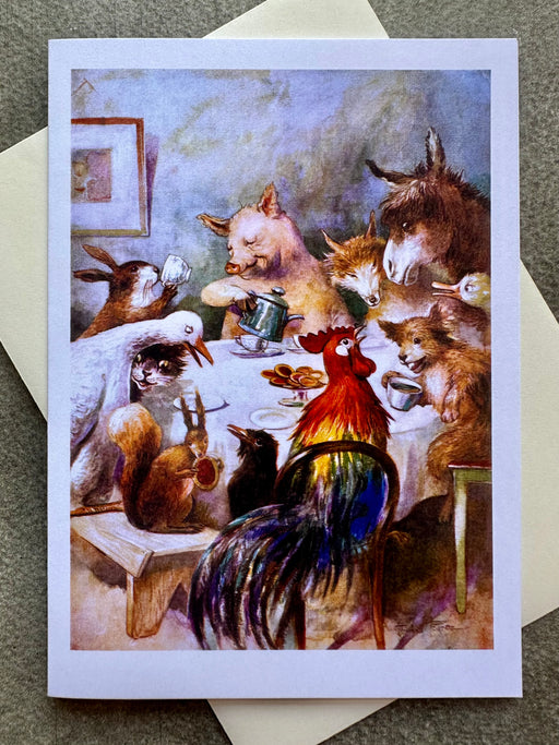 "I Am Wealthy in my Friends" Card