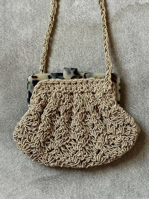 Vintage 1990s Gun-Marie Nilsson Cocktail Bag - Beige