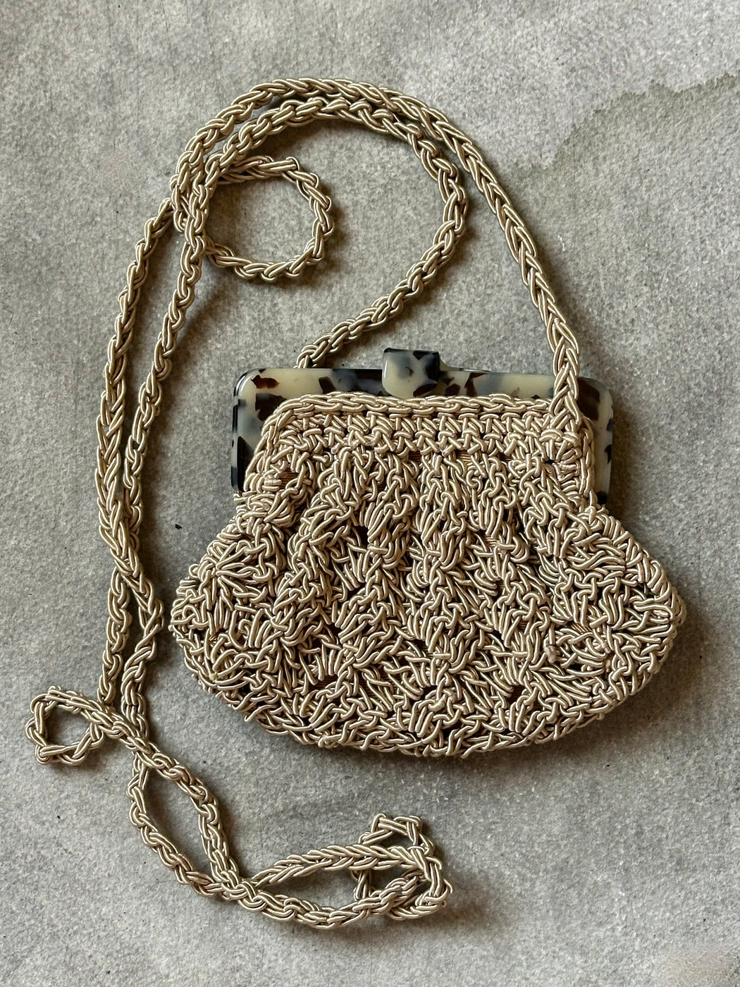Vintage 1990s Gun-Marie Nilsson Cocktail Bag - Beige