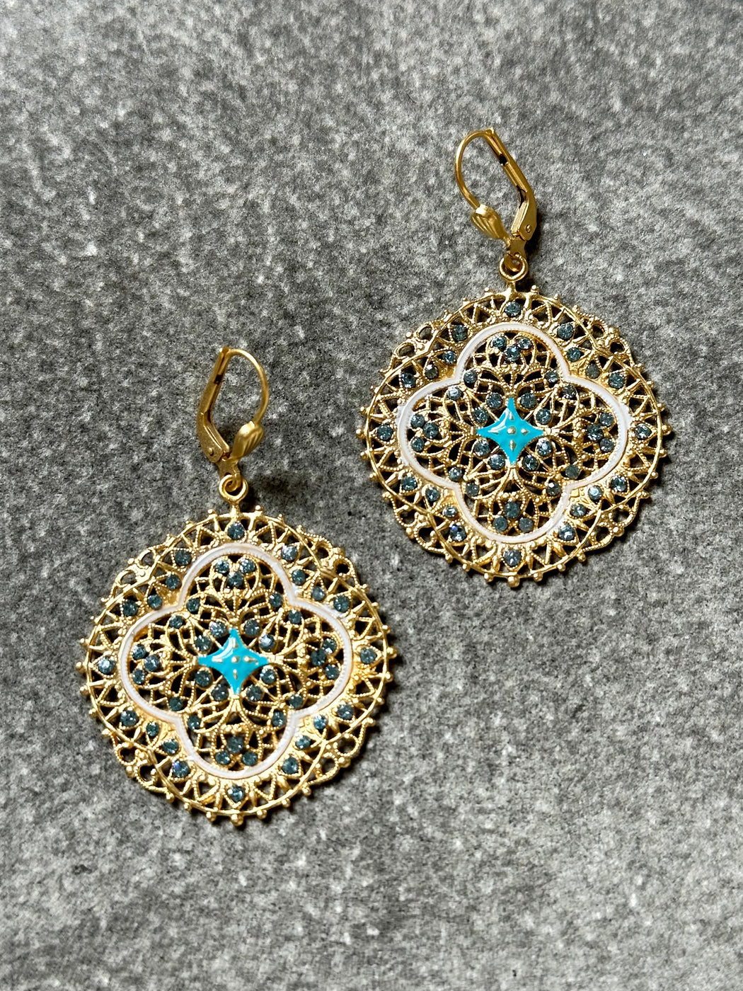 "Andalusia" Filigree Earrings by Catherine Popesco