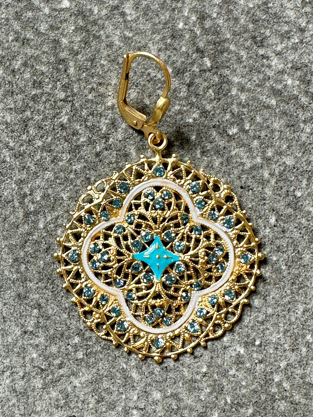 "Andalusia" Filigree Earrings by Catherine Popesco