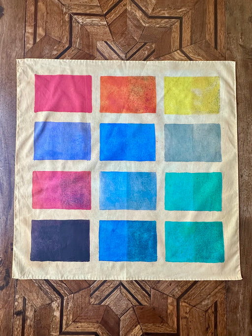 "Watercolor Exercise" Cotton Bandana by John Derian