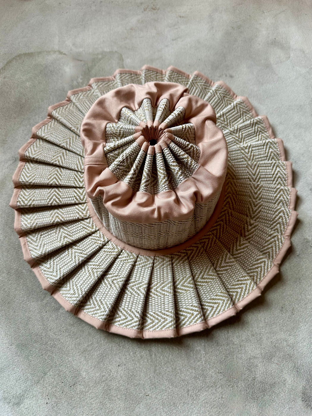 Lorna Murray Folding "Milan" Hat - Herringbone
