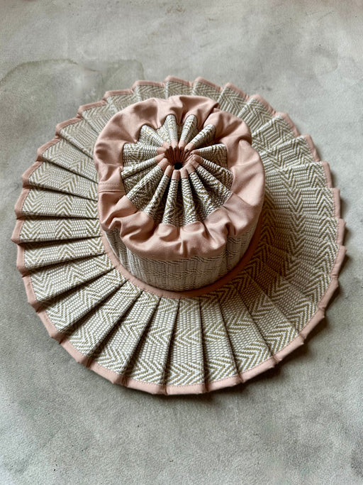 Lorna Murray Folding "Milan" Hat - Herringbone