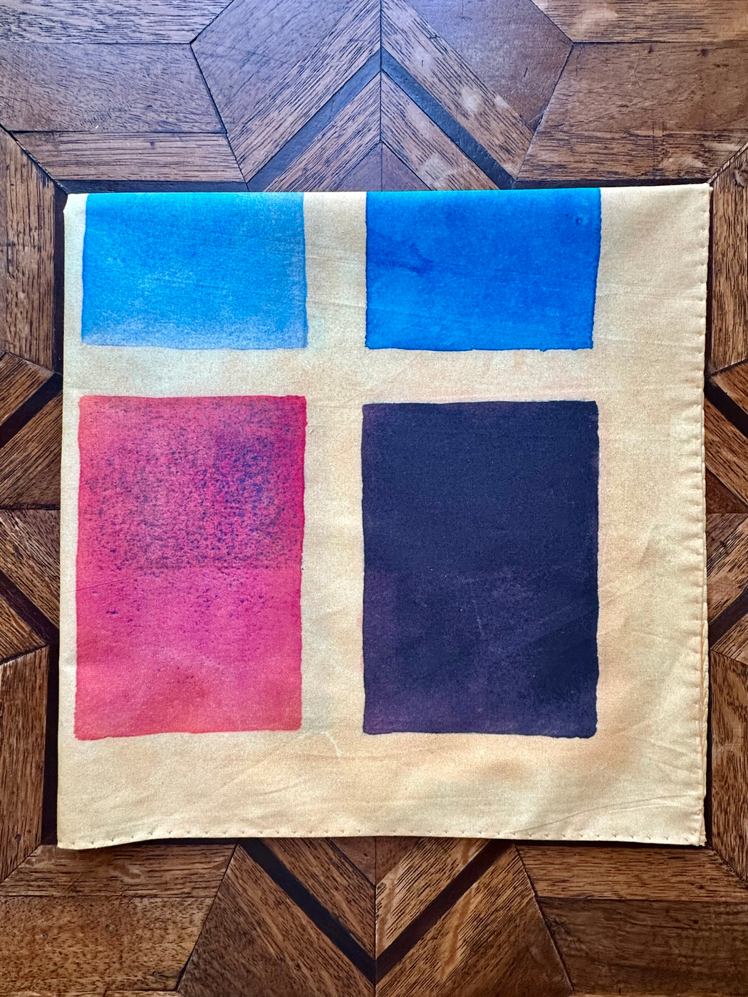 "Watercolor Exercise" Cotton Bandana by John Derian