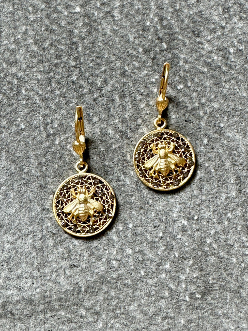 "French Bee" Earrings by Catherine Popesco