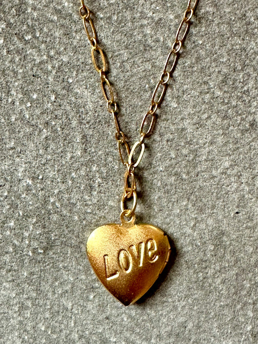"Love" Locket by Catherine Popesco