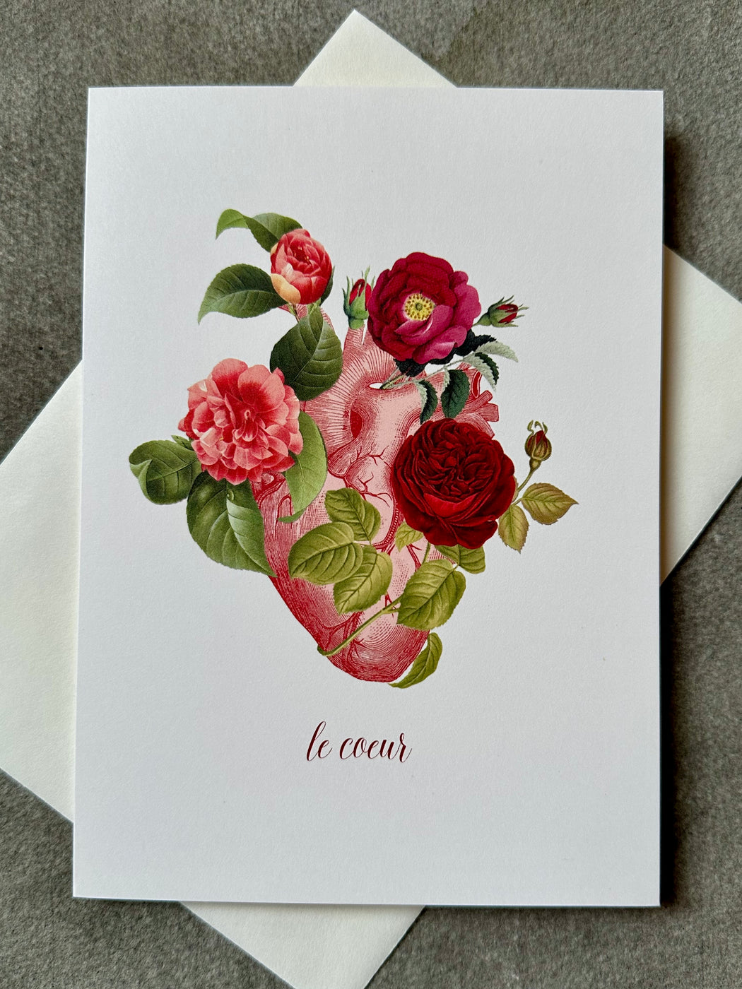 "Le Coeur" Card