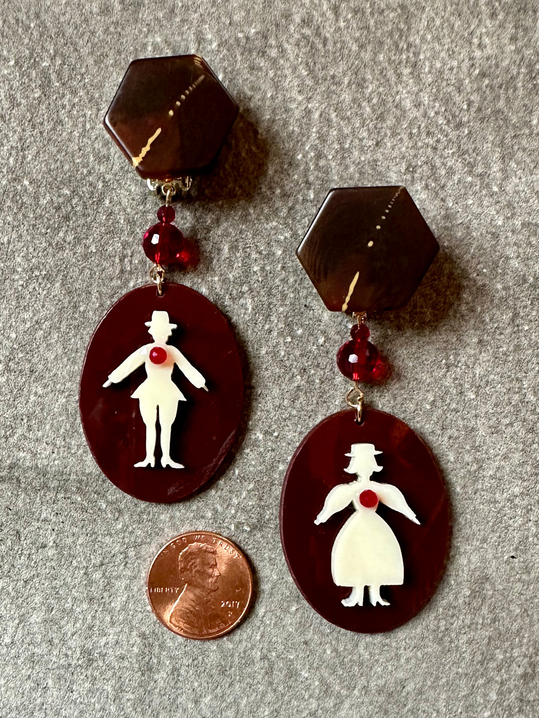 "Couple" Ear-Clips by Timmy Tan