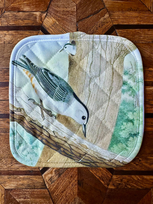 "White-Breasted Nuthatch" Potholder