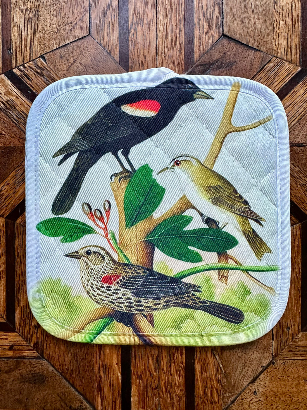 "Red-Winged Blackbirds" Potholder
