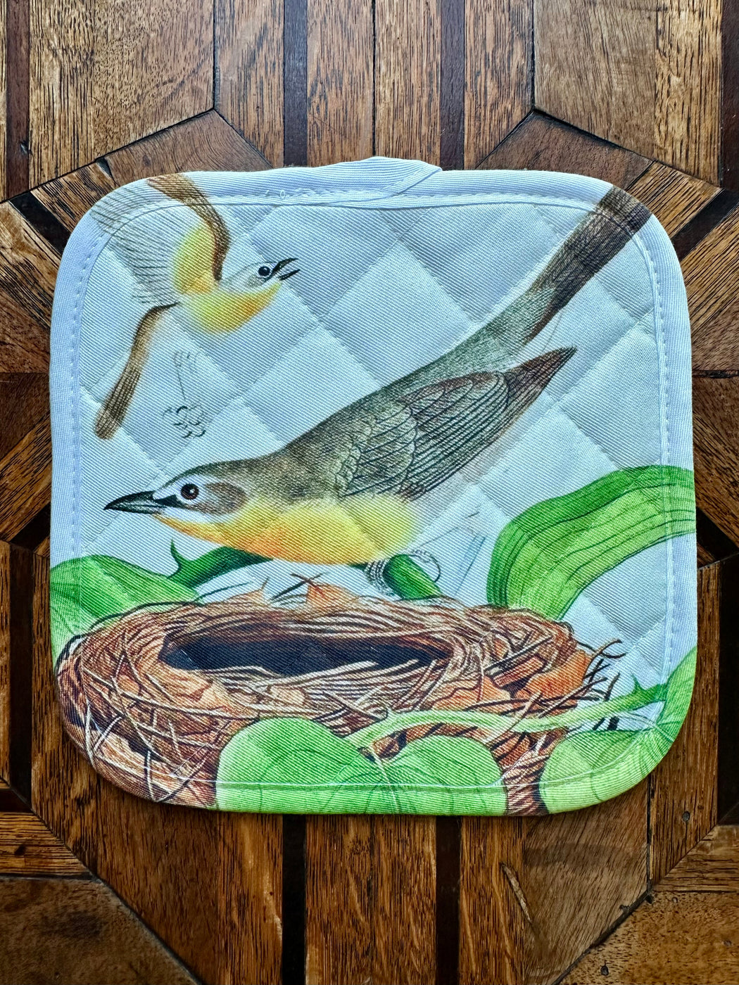 "Yellow-Breasted Chat Birds" Potholder