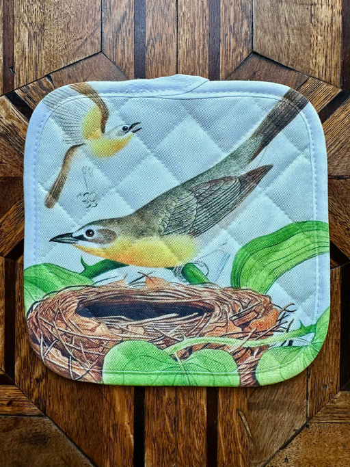 "Yellow-Breasted Chat Birds" Potholder