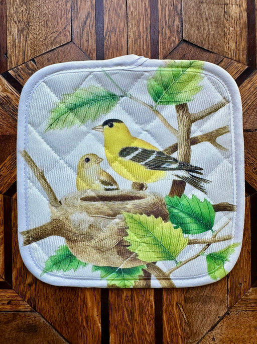 "Goldfinch" Potholder