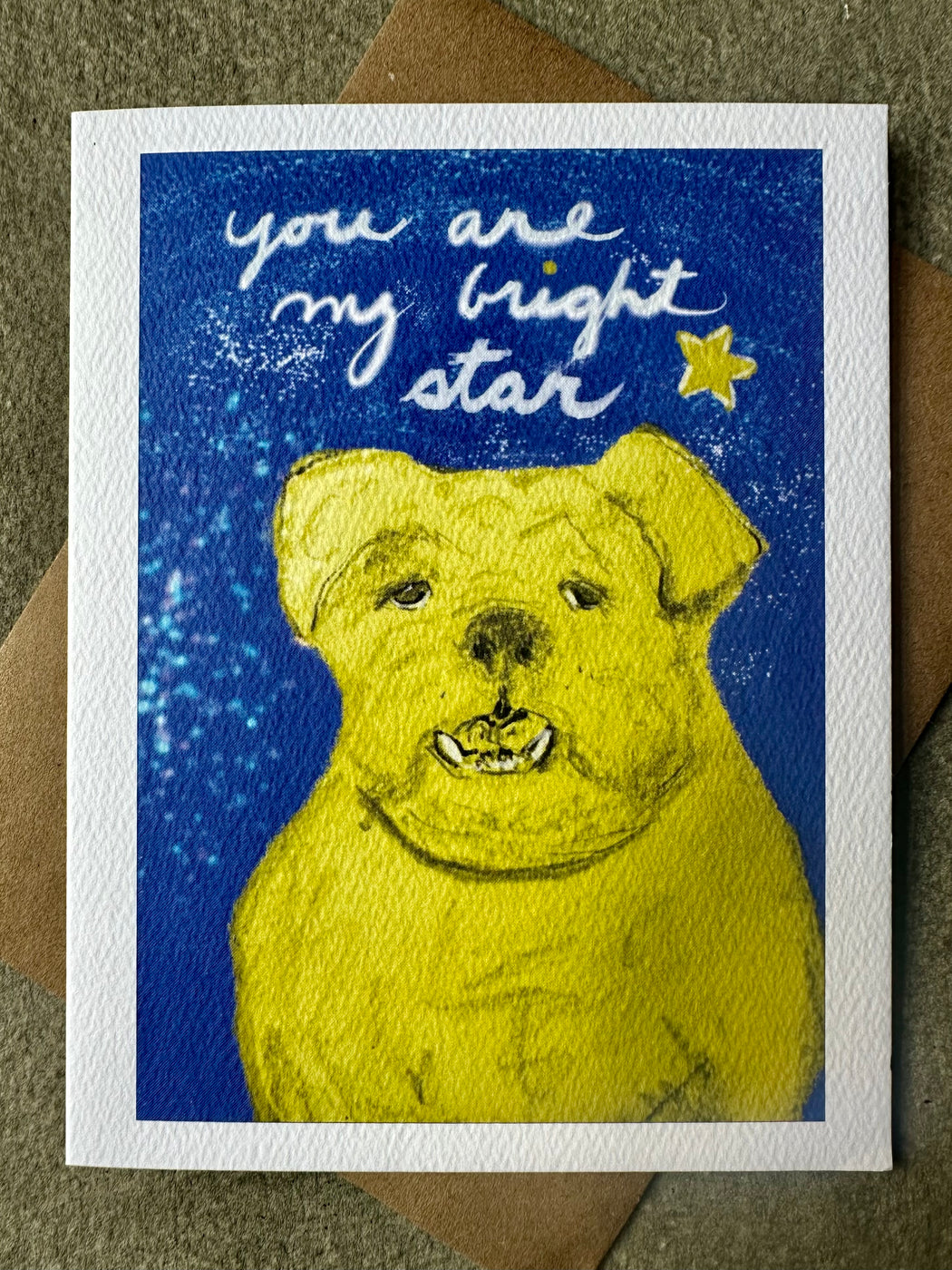 "You Are My Bright Star" Card by Leslie Drapkin