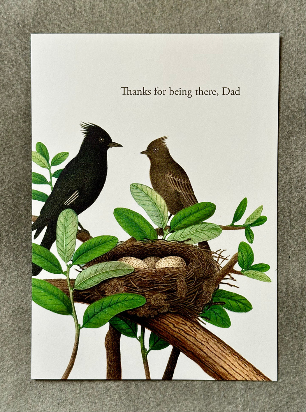 "Thanks for Being There, Dad" Card