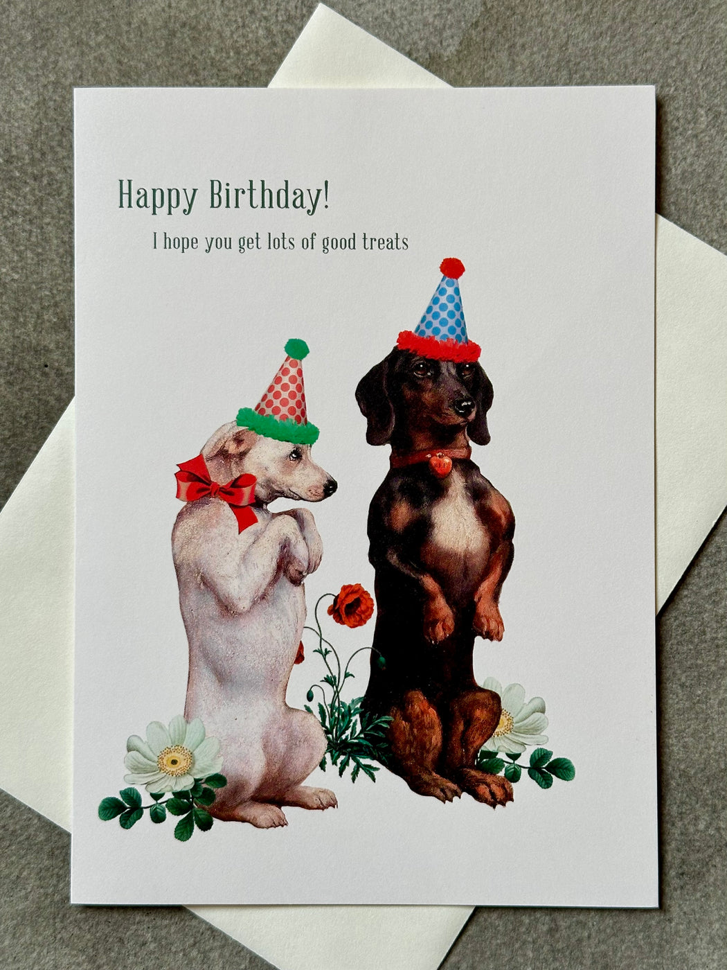 "Dogs in Hats" Birthday Card